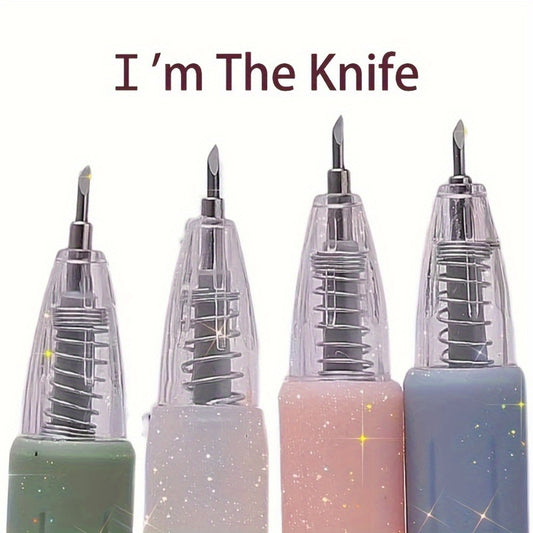 3-Pack Multifunctional Knife Pen Art Uses Knife Paper Cutting Tool Crafts Tools Fine Paper Cutting Pen